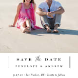 "Bottom Line" - Save the Dates in Vanilla by Jennifer Wick - Detail