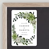 "Agave & Greens" - Save the Dates in Frosting by Susan Moyal - Front