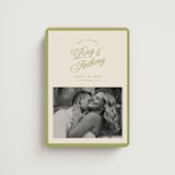 "rory" - Save the Dates in Olive by Ellen Schlegelmilch - Front