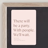 "There Will Be a Party" - Save the Dates in Terracotta by Amy Payne - Front