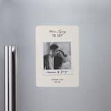 "Two Hearts" - Save the Dates in Lily by Pati Cascino - Magnet Front