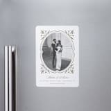 "Calia" - Save the Dates in Paris Rain by Jennifer Postorino - Magnet Front