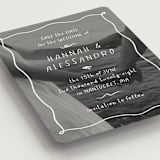 "Whimsical" - Save the Dates in Snow by Emily Sabol Goss - Detail