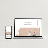 "Warm affection" - Save the Dates in Cotton by Stacey Meacham - FREE Wedding Website