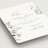 "Fleur" - Save the Dates in Lily by Everett Paper Goods - Detail