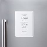 "Sincerity" - Save the Dates in Noir by Kimberly FitzSimons - Front