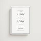 "Sincerity" - Save the Dates in Noir by Kimberly FitzSimons - Magnet Front