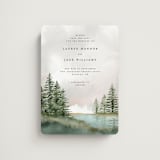 "montagna" - Save the Dates in Forest by Petra Kern - Magnet Front