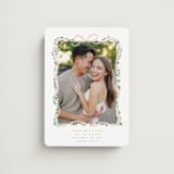 "Ribbonly Frame" - Save the Dates in Blush by Itsy Belle Studio - Magnet Front