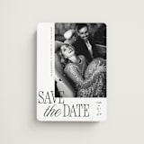"Right Side" - Save the Dates in Pearl by Melanie Kosuge - Magnet Front