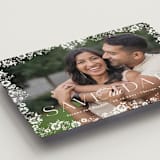 "Meander" - Save the Dates in Snow by Angela Marzuki - Detail