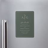 "kouignette" - Save the Dates in Juniper by chocomocacino - Magnet Front