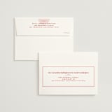 "News!" - Save the Dates in Strawberry by Claudia Orengo - FREE Recipient Addressing