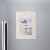 "Aristocratic" - Save the Dates in Wave by Creo Study - Magnet Front