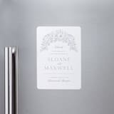 "Wild Roses" - Save the Dates in Powder Blue by Kristen Smith - Front