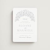 "Wild Roses" - Save the Dates in Powder Blue by Kristen Smith - Magnet Front