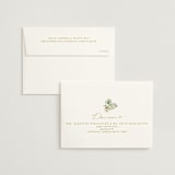 "Floral Arch" - Save the Dates in Greenery by Phrosné Barwood - FREE Recipient Addressing