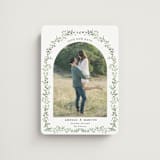 "Monogramed Arch" - Save the Dates in Mojito by Susan Moyal - Front