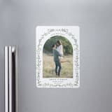 "Monogramed Arch" - Save the Dates in Mojito by Susan Moyal - Magnet Front