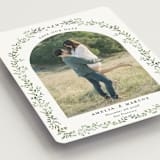 "Monogramed Arch" - Save the Dates in Mojito by Susan Moyal - Detail