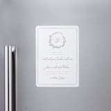 "Romantic Wreath" - Save the Dates in Chantilly by Wildfield Paper Co - Front