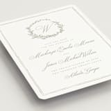 "Romantic Wreath" - Save the Dates in Chantilly by Wildfield Paper Co - Detail