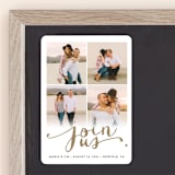"Jotted" - Save the Dates in Golden by Ashley Hegarty - Front