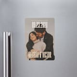 "Ensemble" - Save the Dates in Honey by letterfix - Magnet Front