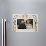 "Garden Heirloom" - Save the Dates in Garden by Elly - Magnet Front