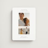 "DUO" - Save the Dates in Milk by Sumak Studio - Magnet Front
