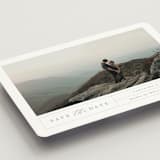 "simple grid" - Save the Dates in Fog by Kristen Smith - Detail