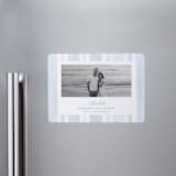 "Coastal crest" - Save the Dates in Ocean by Creo Study - Magnet Front