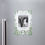 "gates and pillars" - Save the Dates in Sap by Becky Nimoy - Magnet Front