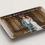 "Celebration XO" - Save the Dates in Ivory by Alethea and Ruth - Detail