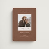 "Patina" - Save the Dates in Rust by Ekko Studio - Magnet Front