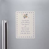 "Artisan Wedding" - Save the Dates in Sea by Chris Griffith - Magnet Front
