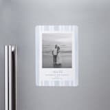 "Coastal crest" - Save the Dates in Ocean by Creo Study - Magnet Front