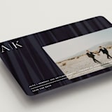 "Initially Yours" - Save the Dates in Onyx by Merian - Detail