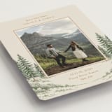"Whispering Pines" - Save the Dates in Forest by Elly - Detail