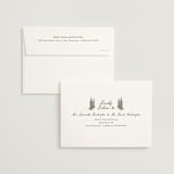 "Whispering Pines" - Save the Dates in Forest by Elly - FREE Recipient Addressing