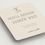 "Modern Romance" - Save the Dates in Almond by Eric Clegg - Detail