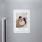 "Court" - Save the Dates in Leaf by Kate Ahn - Magnet Front