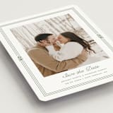 "Court" - Save the Dates in Leaf by Kate Ahn - Detail