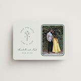 "Pair of Calla Lilies" - Save the Dates in Sage by Leah Bisch - Front