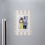 "Amari" - Save the Dates in Ivory by Oma N. Ramkhelawan - Magnet Front