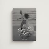 "Vintage Romance" - Save the Dates in Ivory by Paper Raven Co. - Front