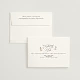 "Vintage Romance" - Save the Dates in Ivory by Paper Raven Co. - FREE Recipient Addressing