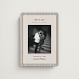 "Linea" - Save the Dates in Noir by Pixel and Hank - Front