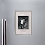 "Linea" - Save the Dates in Noir by Pixel and Hank - Magnet Front