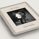 "Linea" - Save the Dates in Noir by Pixel and Hank - Detail